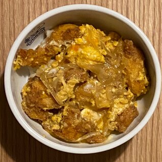 お惣菜のチキンカツで簡単カツとじ丼